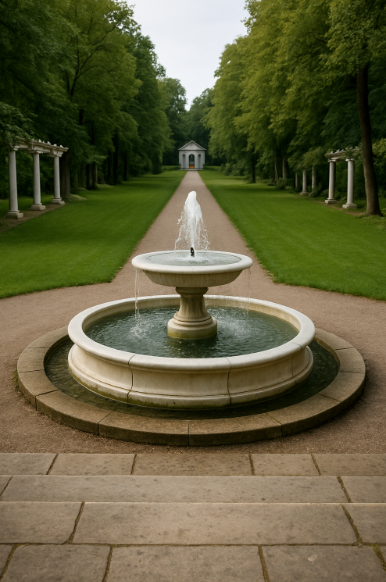 A peaceful garden